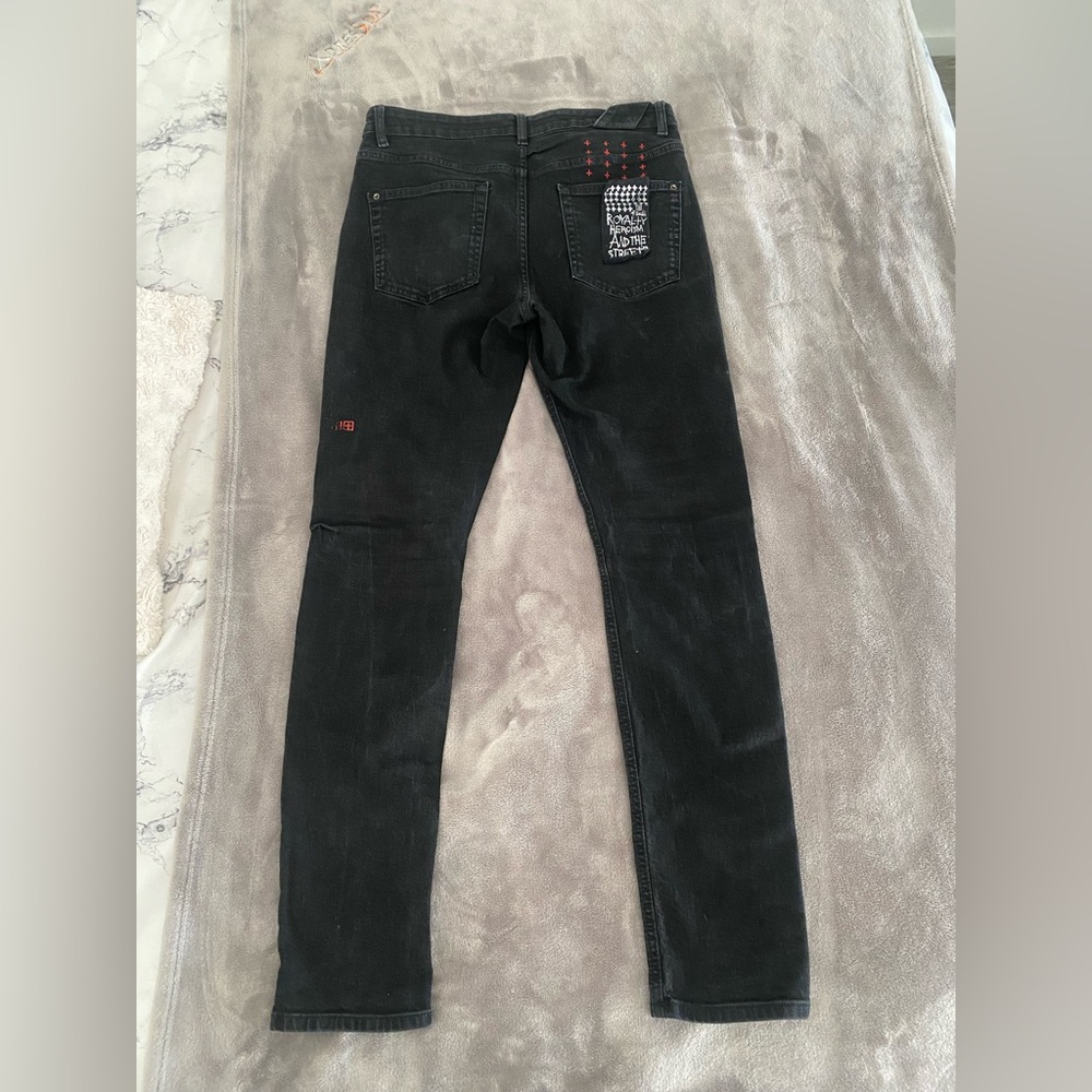 KSUBI black denim jeans, skinny fit. Worn a couple times, good condition.